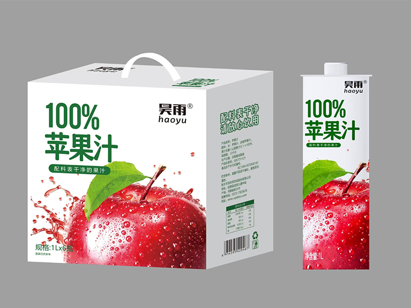 百分百蘋果汁1L