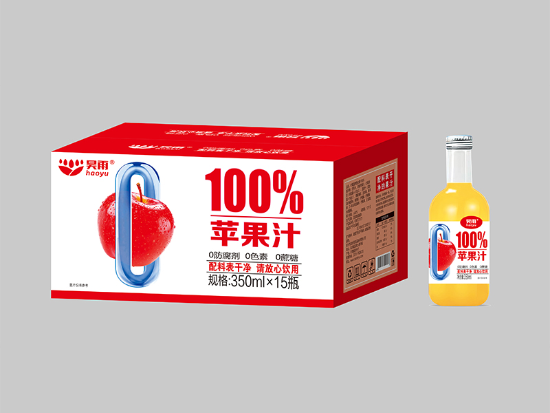 百分百蘋(píng)果汁350ml